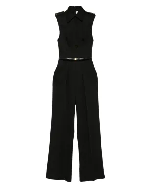 Elisabetta Franchi 襟付きベルト付きジャンプスーツ - サムネイル1