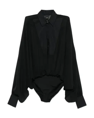 PINKO ボタンダウン長袖ボディスーツ - サムネイル1