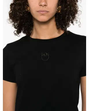 PINKO ロゴ刺繍コットン Tシャツ - サムネイル5