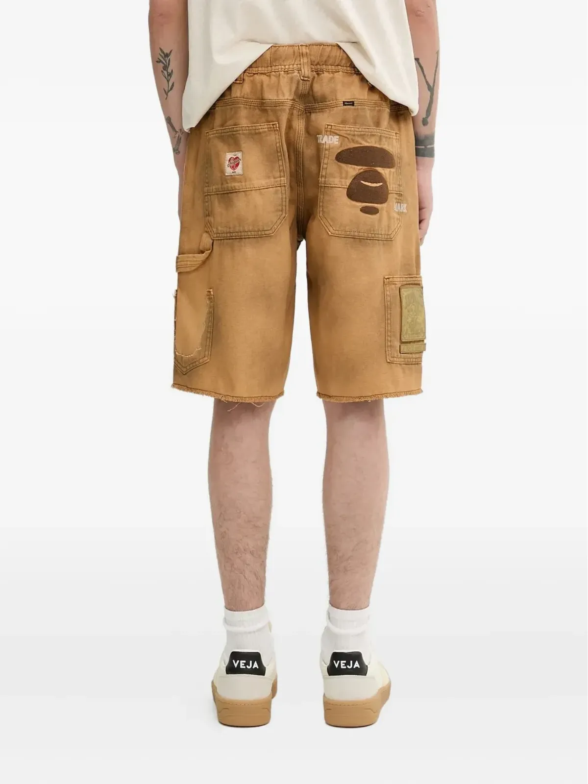 AAPE BY *A BATHING APE® 刺繍入りカーゴショーツ - 画像2