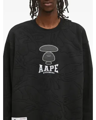 AAPE BY *A BATHING APE® ドロップショルダークルーネック スウェットシャツ - サムネイル5