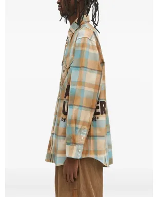 AAPE BY *A BATHING APE® チェック柄ロゴシャツ - サムネイル2