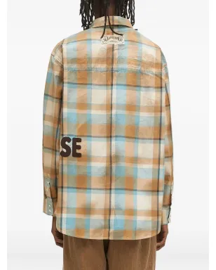AAPE BY *A BATHING APE® チェック柄ロゴシャツ - サムネイル3