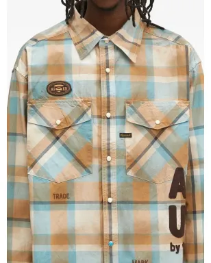 AAPE BY *A BATHING APE® チェック柄ロゴシャツ - サムネイル4