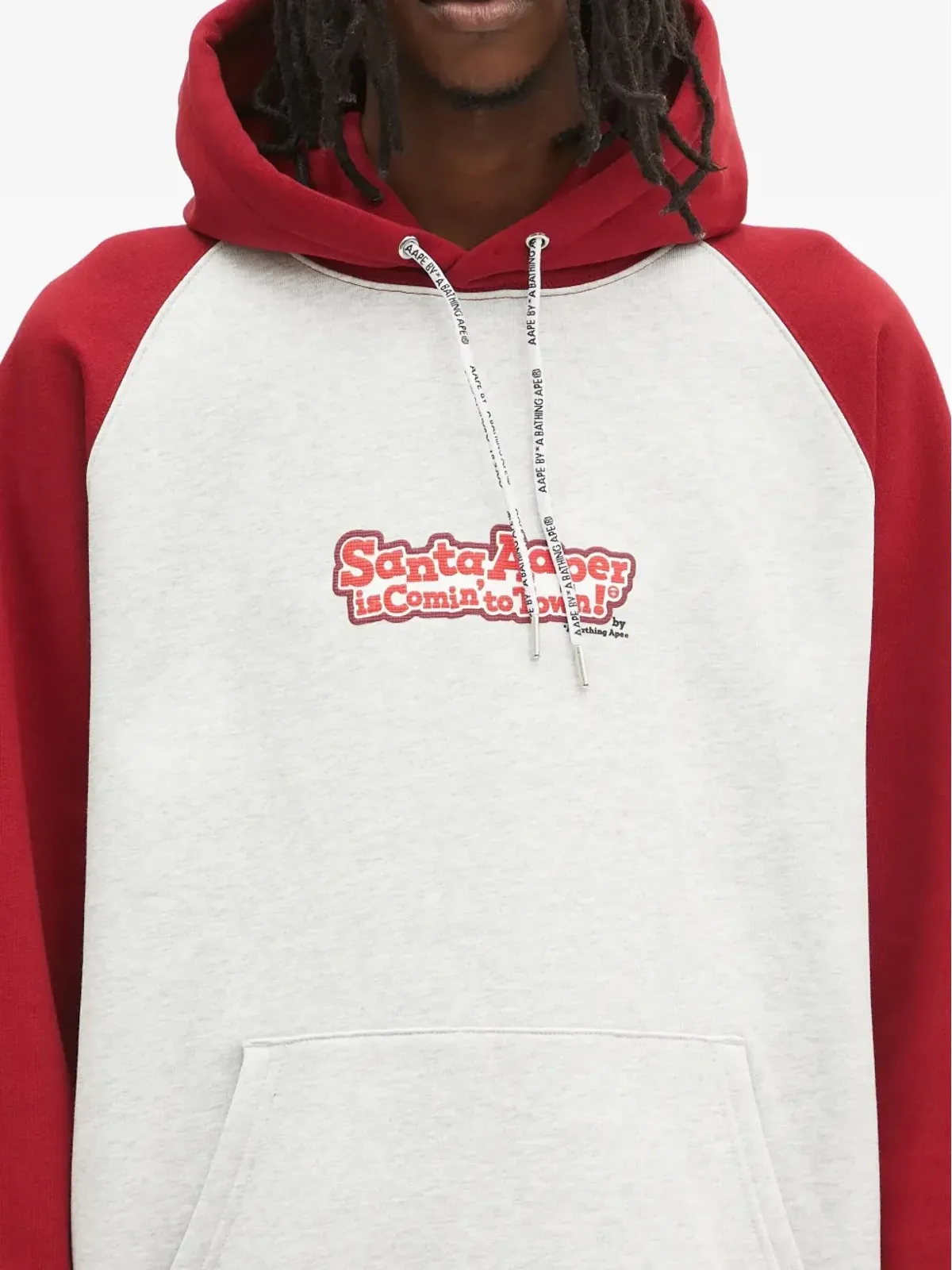 AAPE BY *A BATHING APE® ラグランスリーブ グラフィック フーディー - 画像5