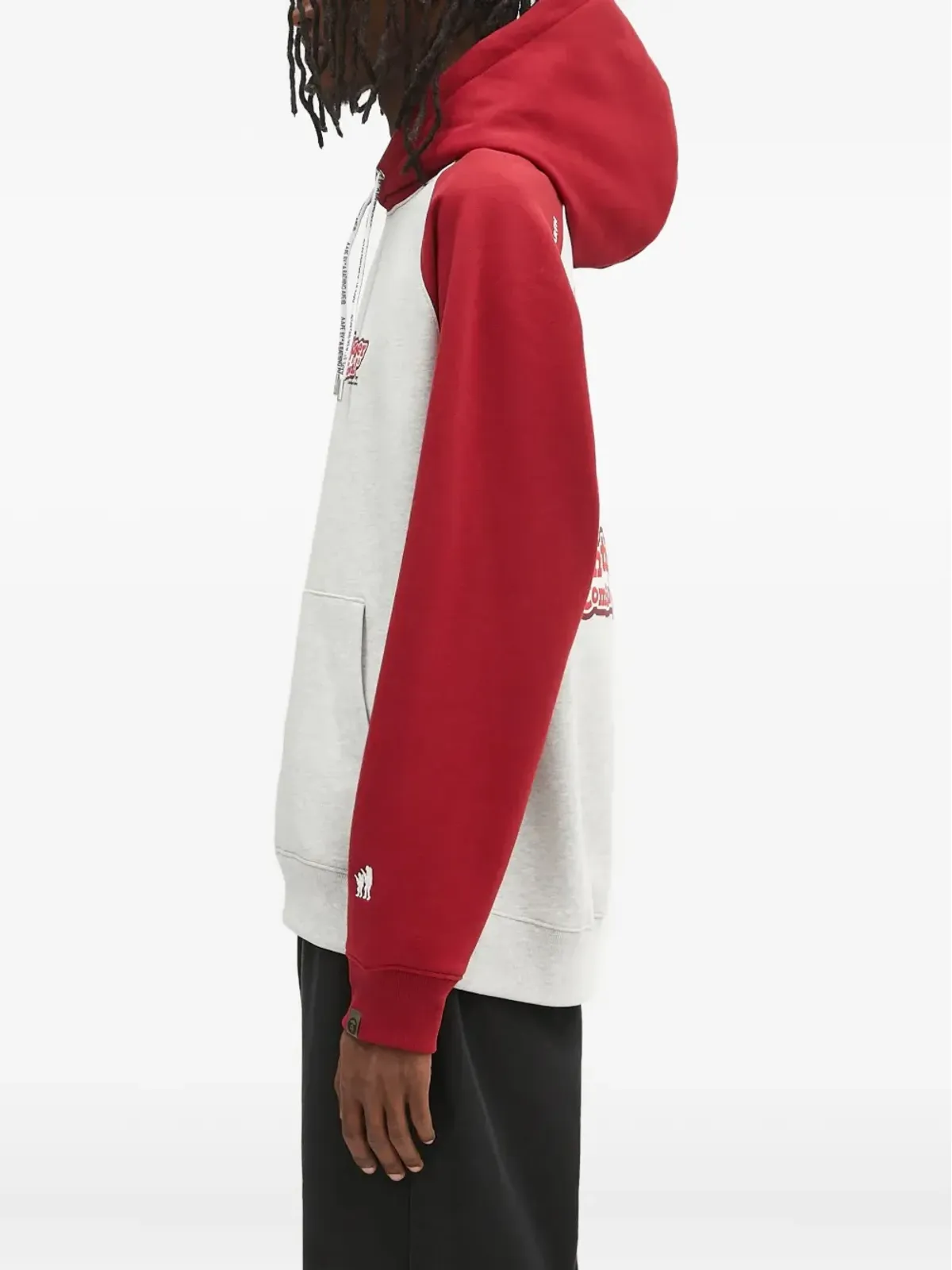 AAPE BY *A BATHING APE® ラグランスリーブ グラフィック フーディー - 画像3