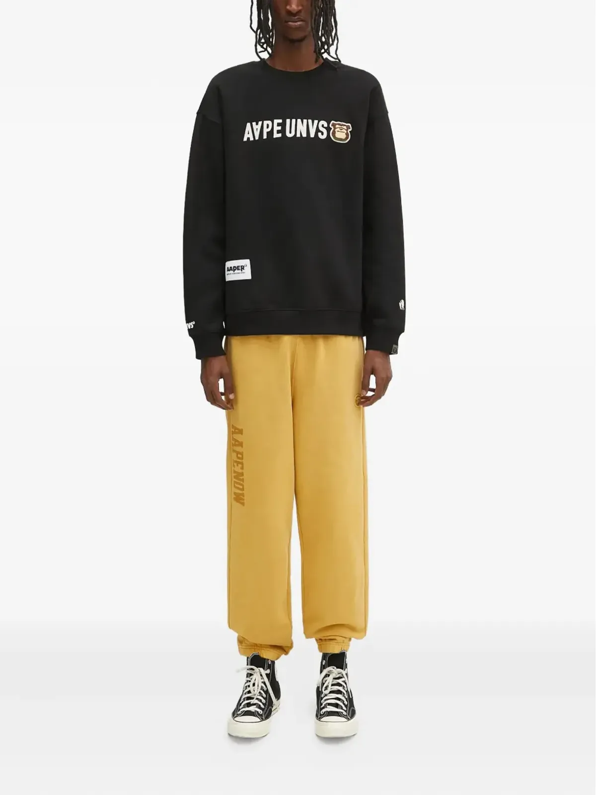 AAPE BY *A BATHING APE® Aape Now-logo トラックパンツ - 画像2