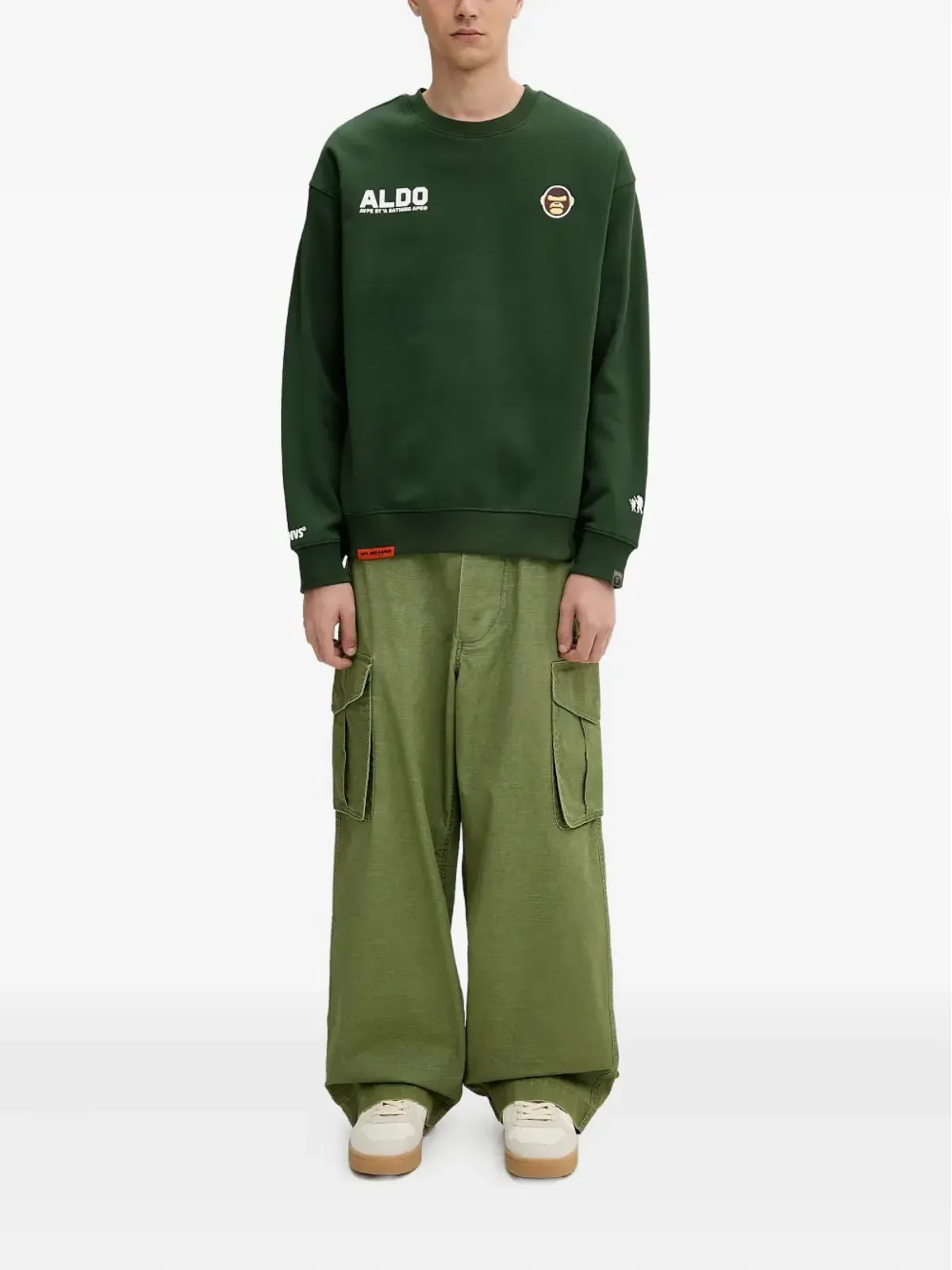 AAPE BY *A BATHING APE® アペヘッド ロゴ スウェットシャツ - 画像2