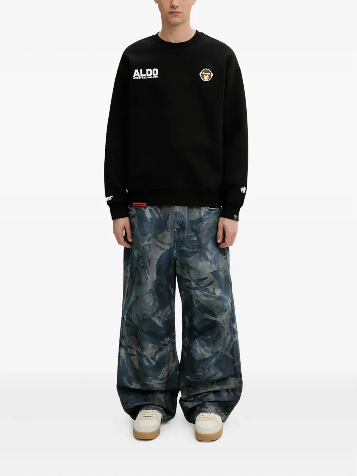 AAPE BY *A BATHING APE® モンキー・ヘッド スウェットシャツ - 画像2