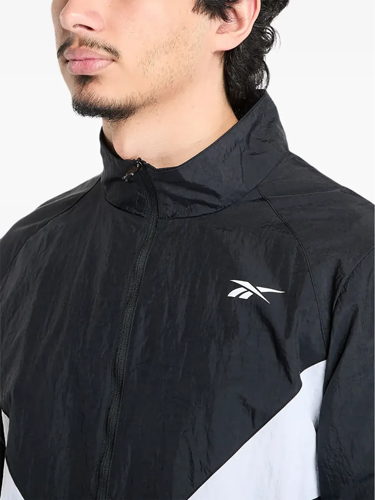 Reebok バスケットボール トラックジャケット ブラック - 画像4