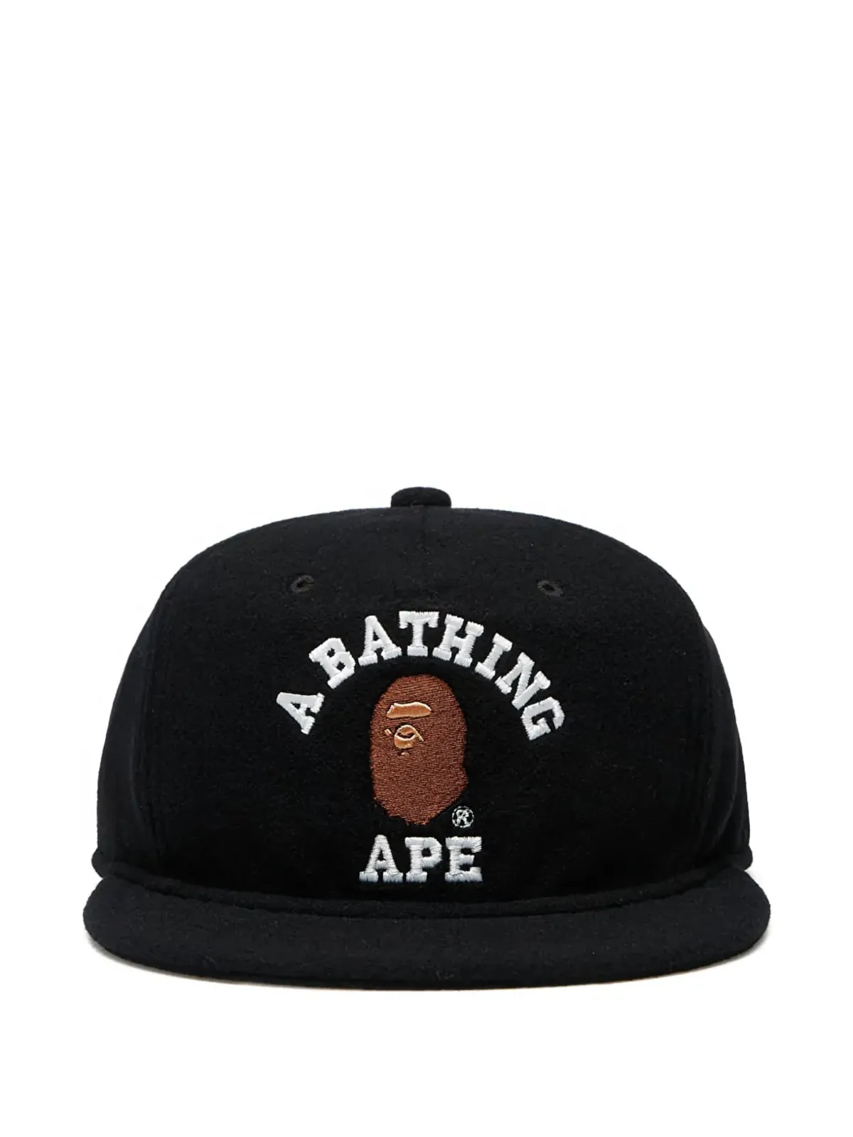 A BATHING APE® カレッジロゴ入りウールキャップ - 画像1