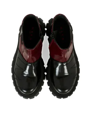 Marni Kids レザーパネルジップブーツ - サムネイル3