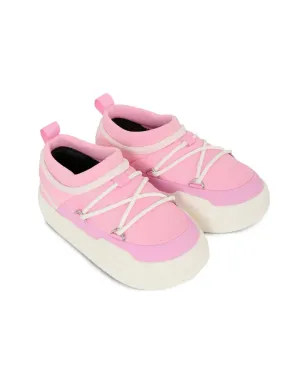 Moon Boot Kids Park Icon レースアップスリップオンブーツ ピンク - サムネイル1