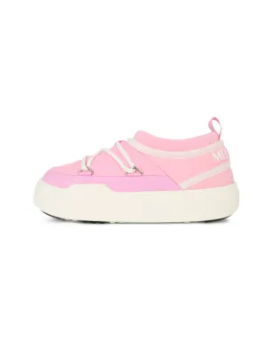 Moon Boot Kids Park Icon レースアップスリップオンブーツ ピンク - サムネイル5