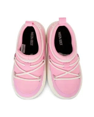 Moon Boot Kids Park Icon レースアップスリップオンブーツ ピンク - サムネイル3