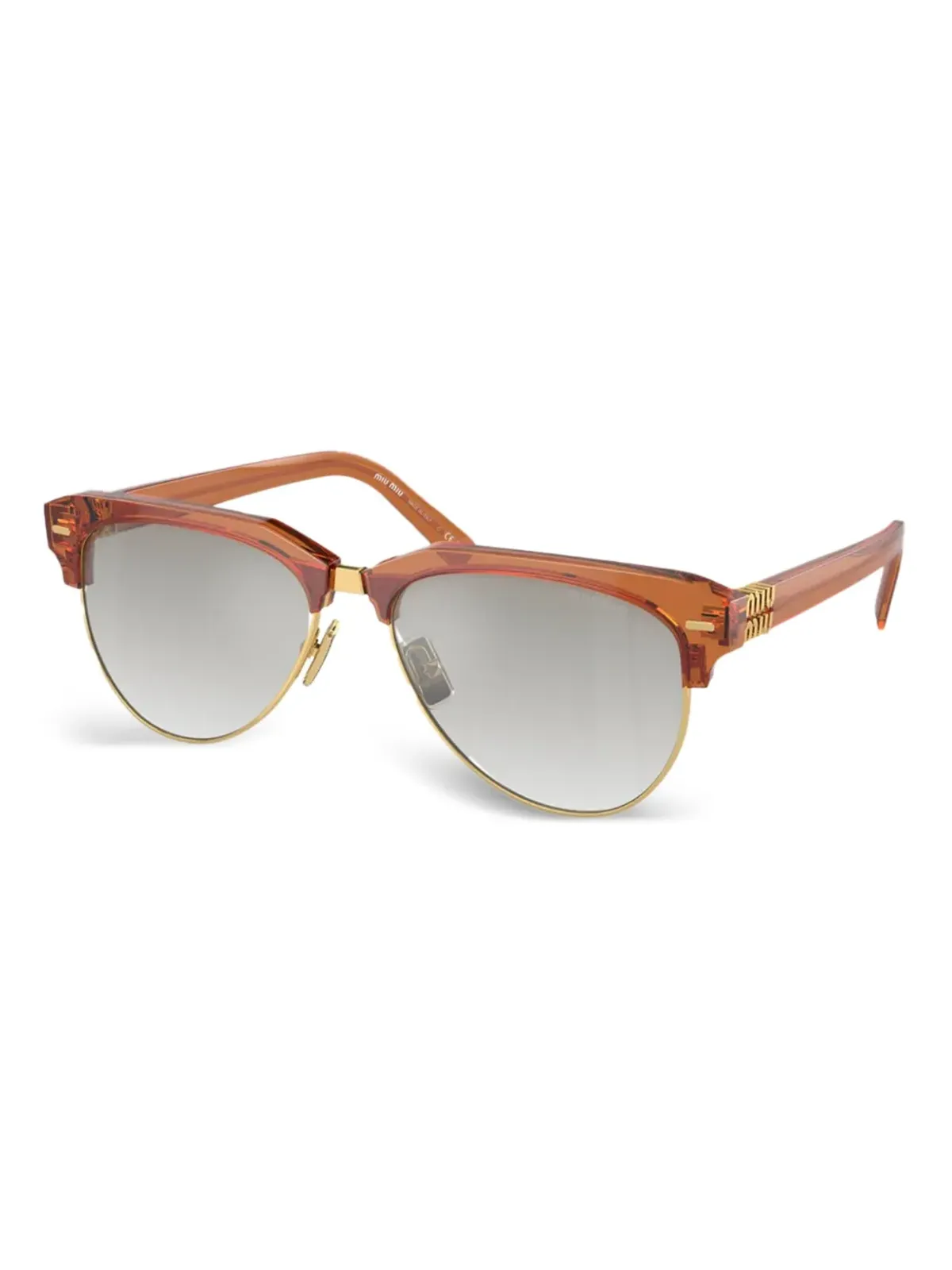 Miu Miu Eyewear パイロットフレームサングラス - 画像2