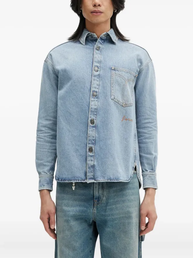 FIORUCCI Fiorucci オープンバックデニムシャツの商品画像
