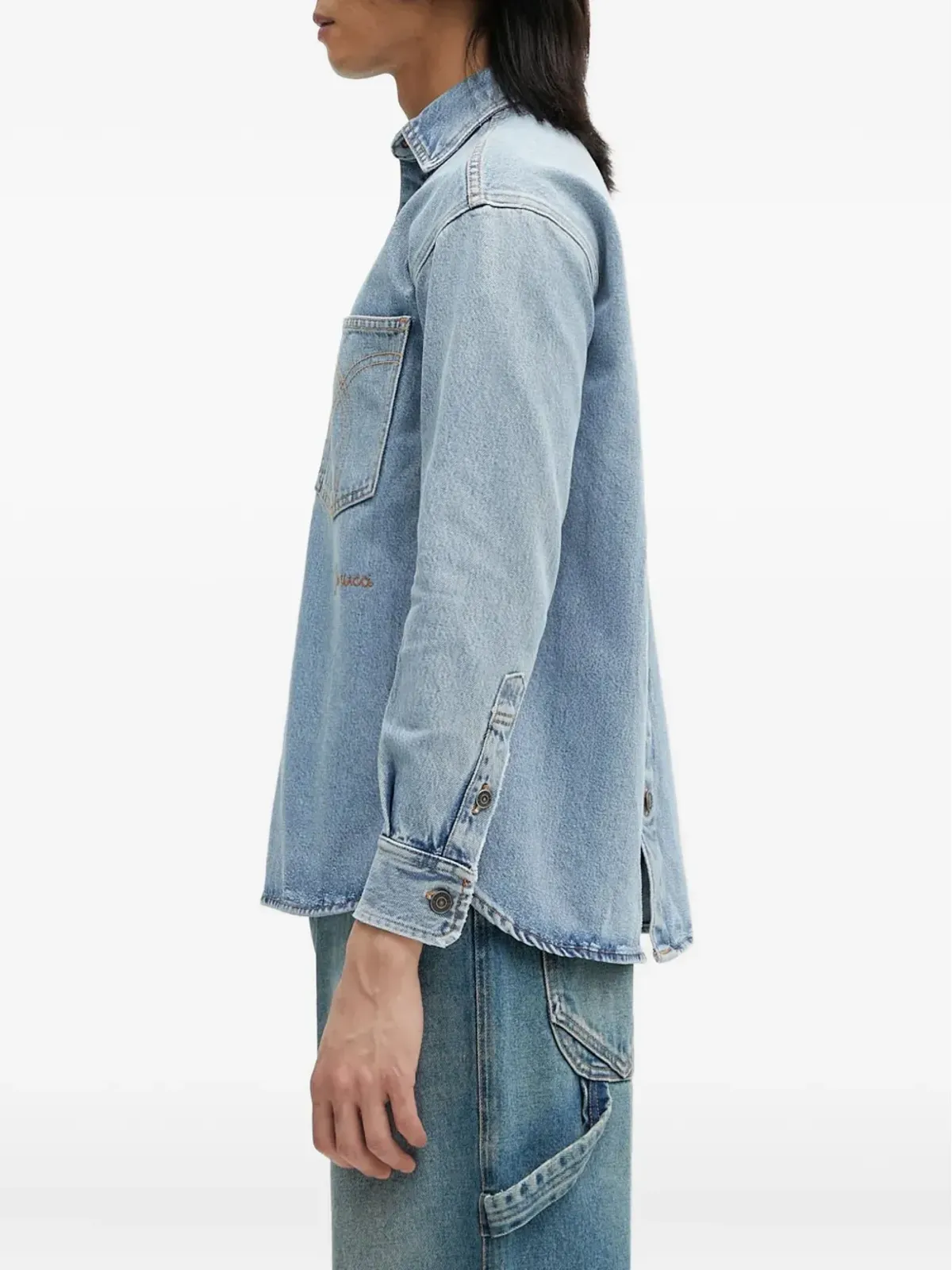 Fiorucci オープンバックデニムシャツ - 画像3