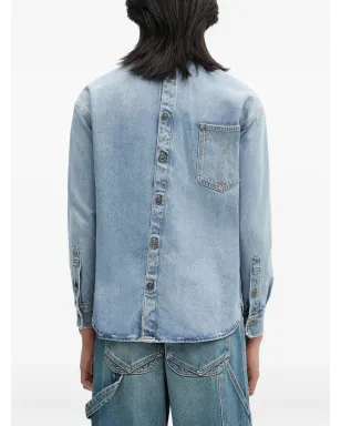 Fiorucci オープンバックデニムシャツ - サムネイル4
