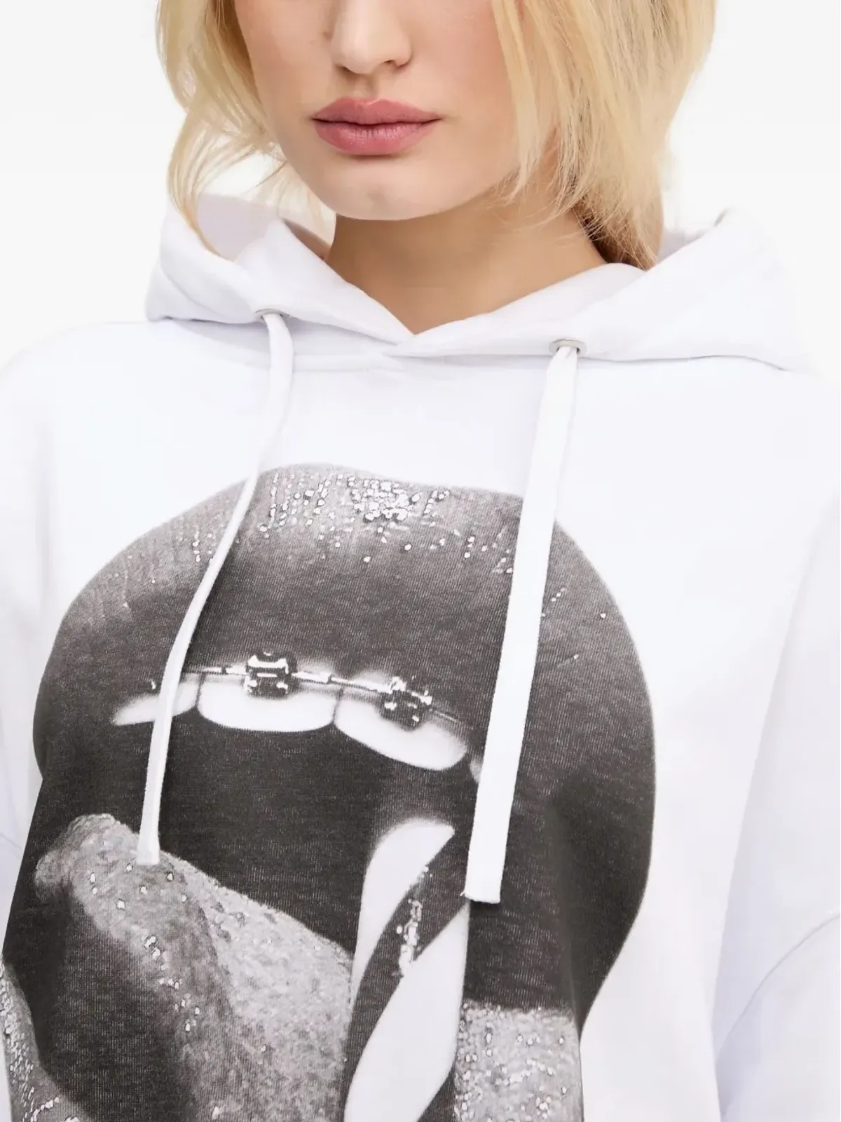 Fiorucci グラフィックプリント コットン フーディ - 画像4