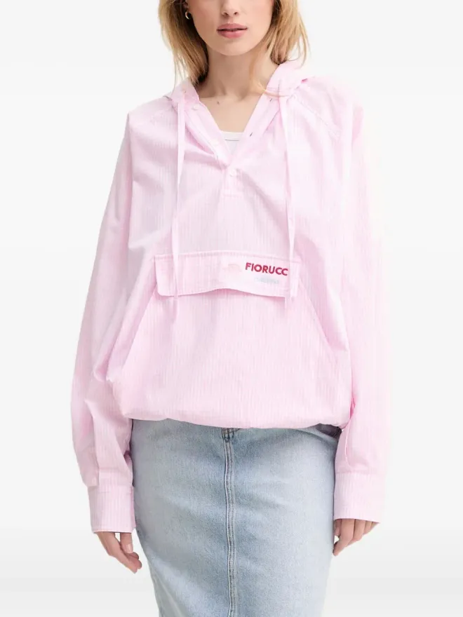 FIORUCCI Fiorucci ギンガムチェック柄フーディーの商品画像