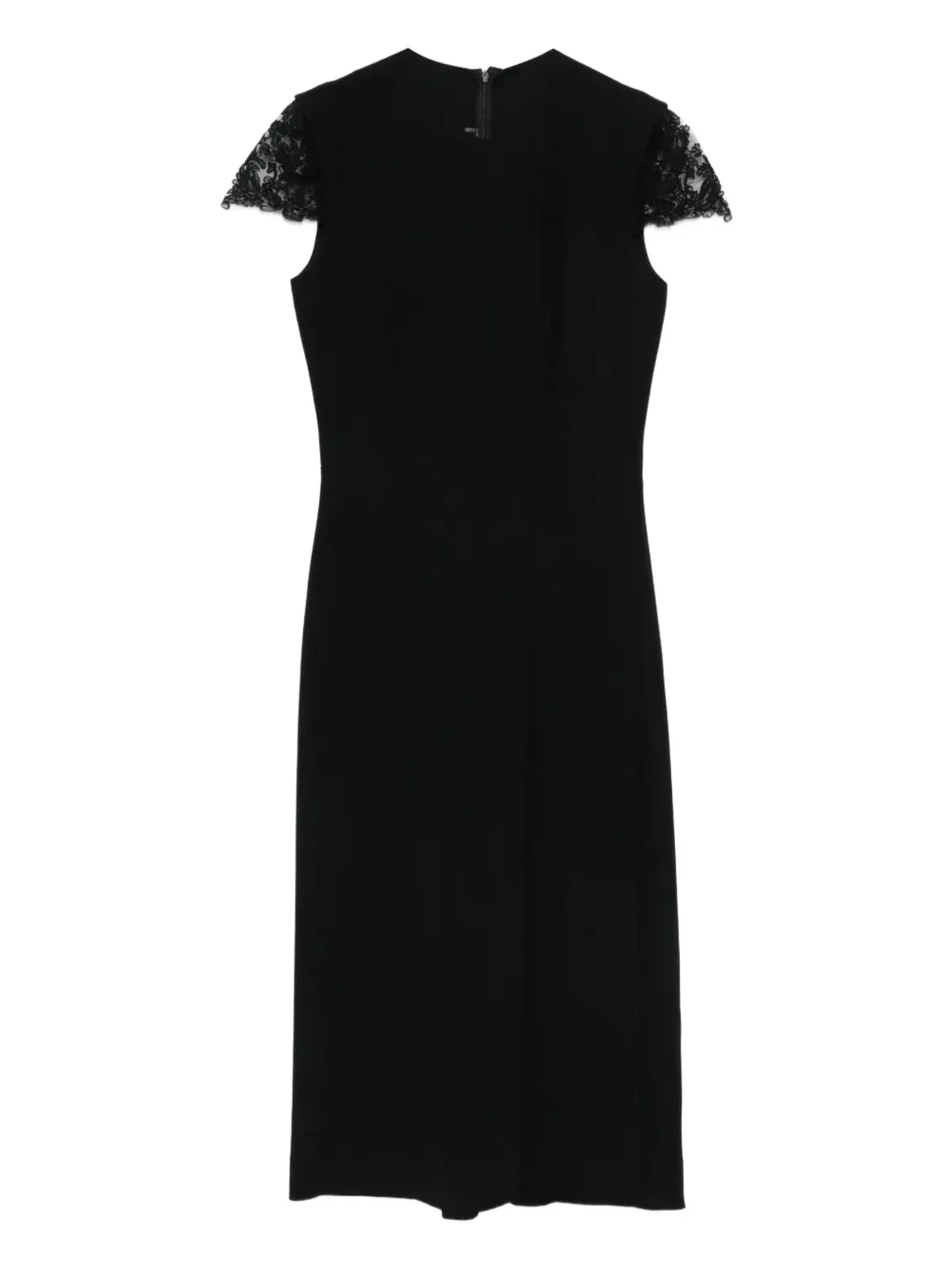 Ermanno Scervino レーストリムドレス（ブラック） - 画像1