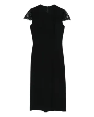 Ermanno Scervino レーストリムドレス（ブラック） - サムネイル1