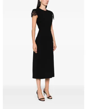 Ermanno Scervino レーストリムドレス（ブラック） - サムネイル3