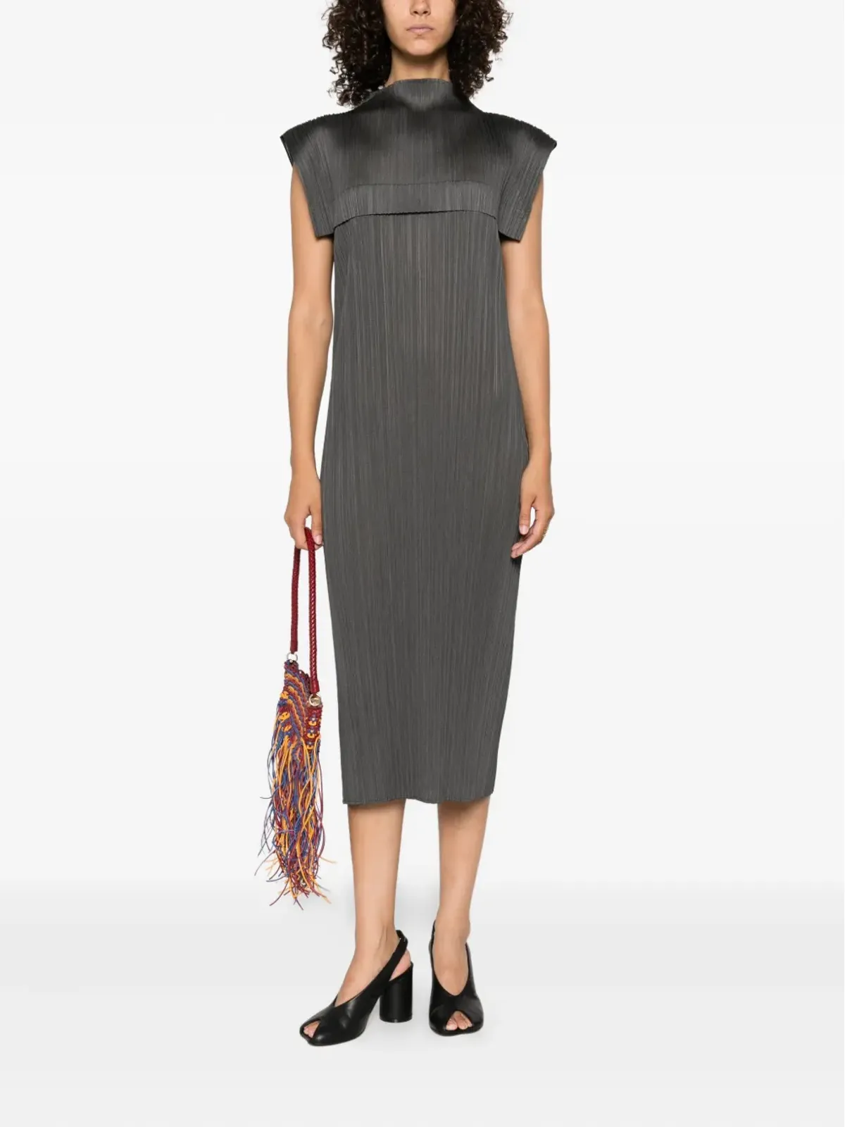 Pleats Please Issey Miyake ケープドレス - 画像2