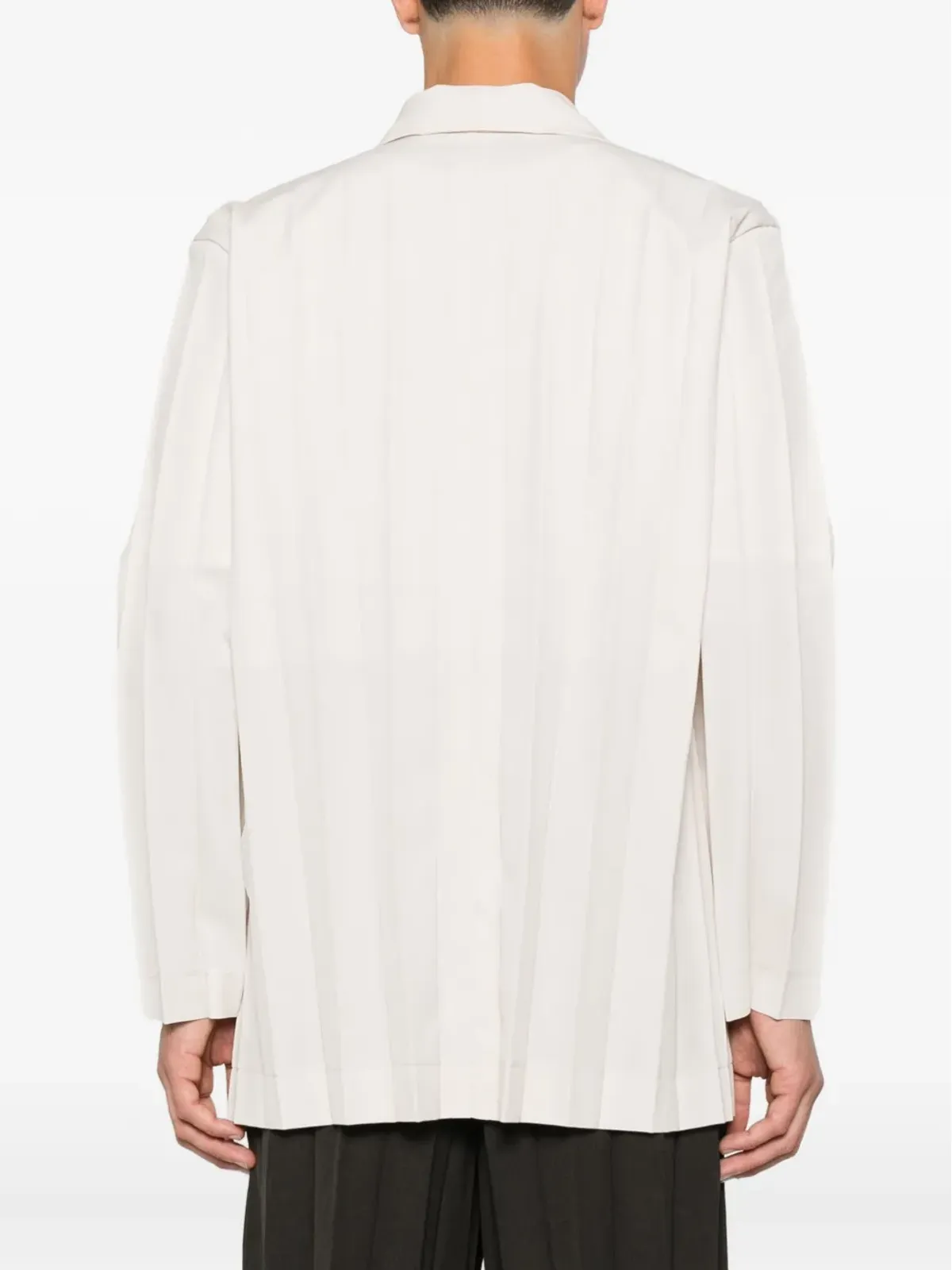 Homme Plissé Issey Miyake ストライプブレザー - 画像4