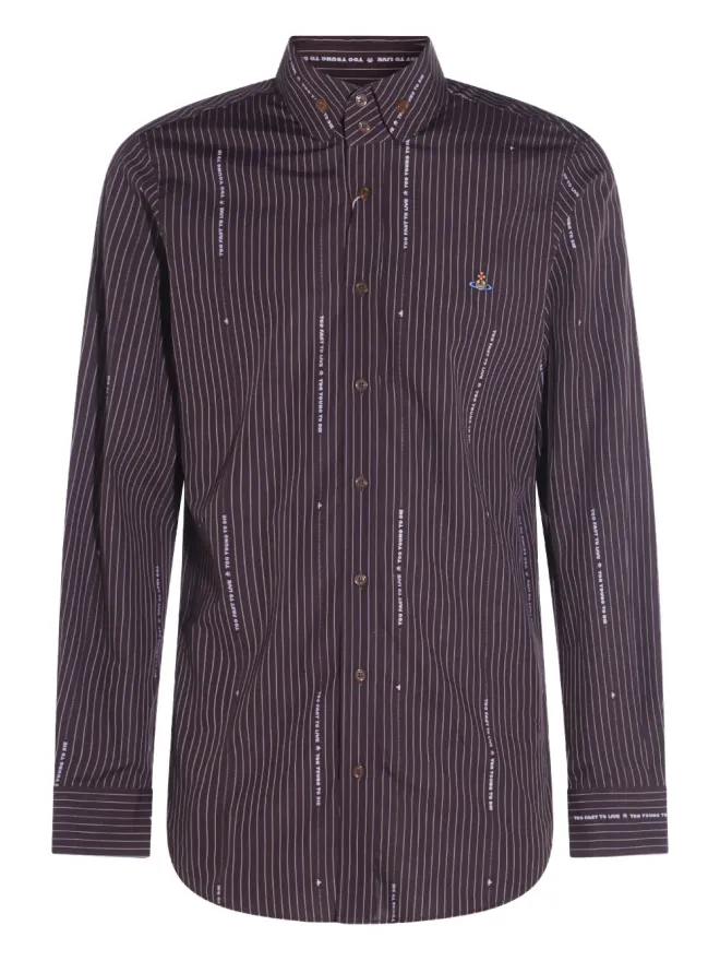 Vivienne Westwood Vivienne Westwood ピンストライプ・オーブ・シャツの商品画像