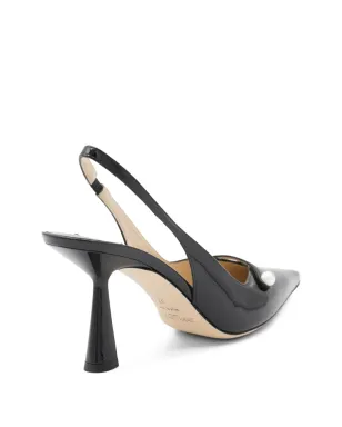 Jimmy Choo パール付きスリングバックパンプス（ブラック） - サムネイル3