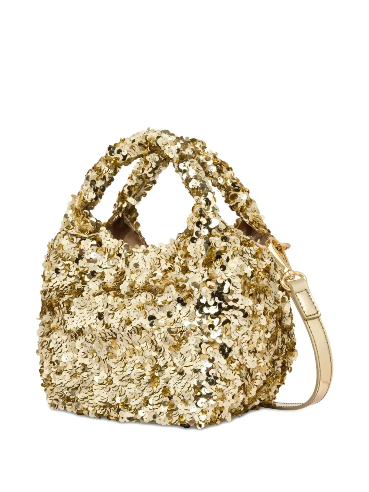 Love Moschino スパンコール付きトップハンドルバッグ - 画像2