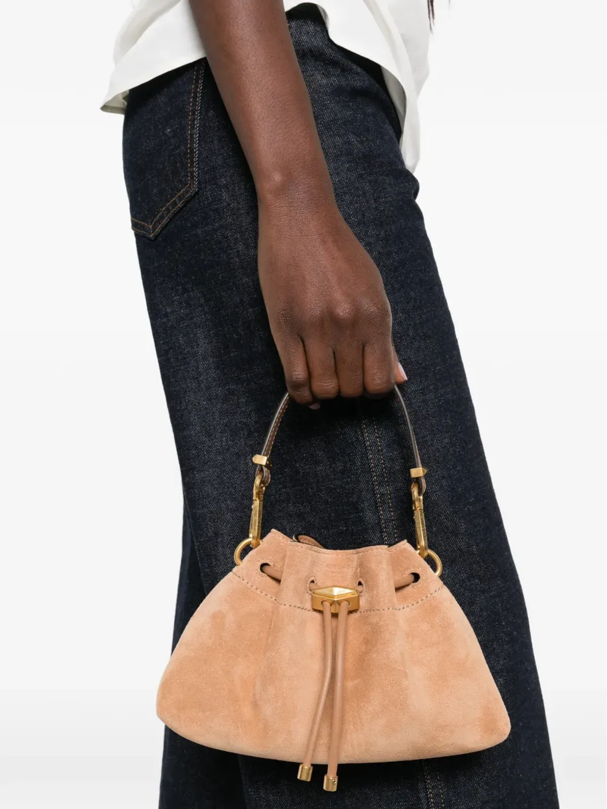 Jimmy Choo シンチ スエード トートバッグ - 画像2