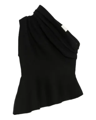 KHAITE Aimee top - Black - サムネイル1