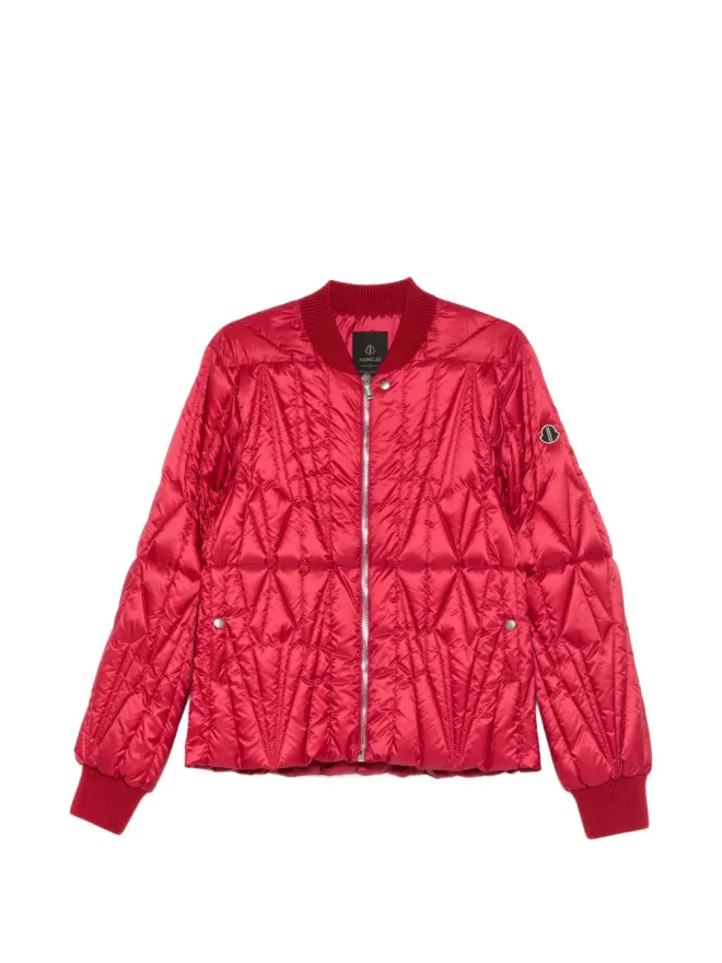 Moncler + Rick Owens Moncler + Rick Owens Geocamo Flight キルテッドジャケット - レッドの商品画像