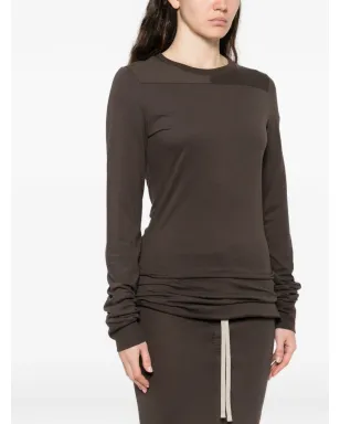 Moncler + Rick Owens ギルダー ロングスリーブTシャツ - ブラウン - サムネイル3