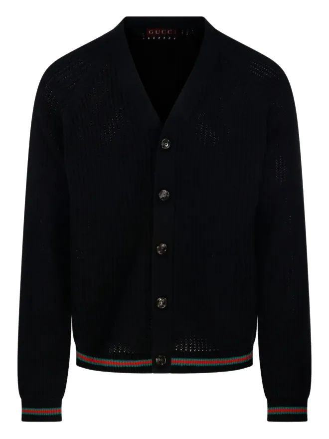 Gucci Gucci リブ編みボタン付きカーディガンの商品画像