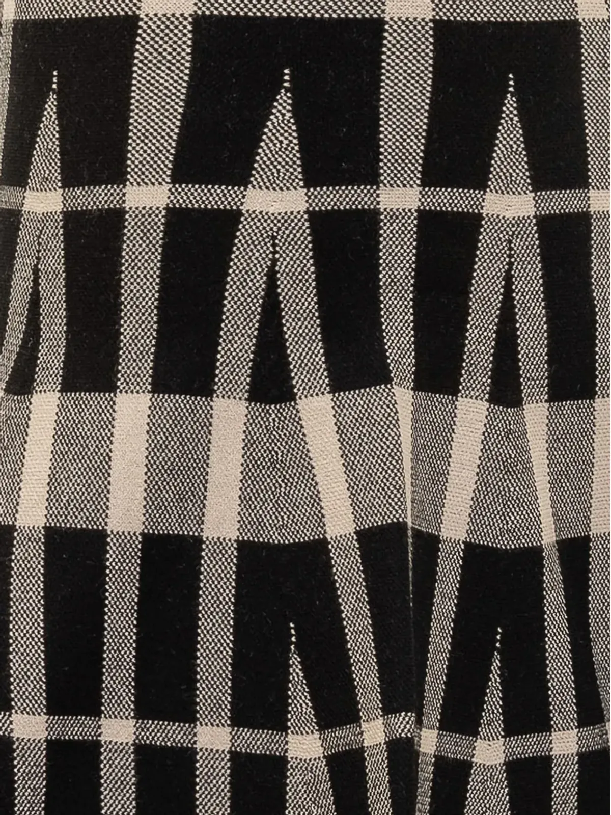 MSGM チェック柄プリーツスカート - 画像2