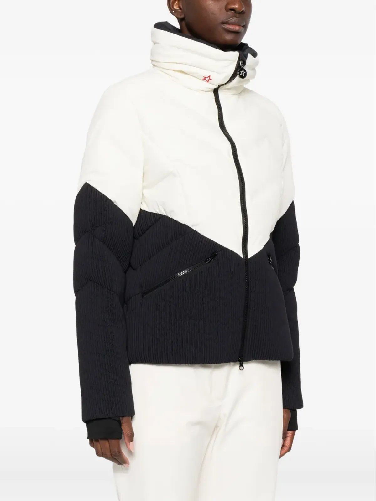 Perfect Moment zip-up bomber jacket - White - 画像3