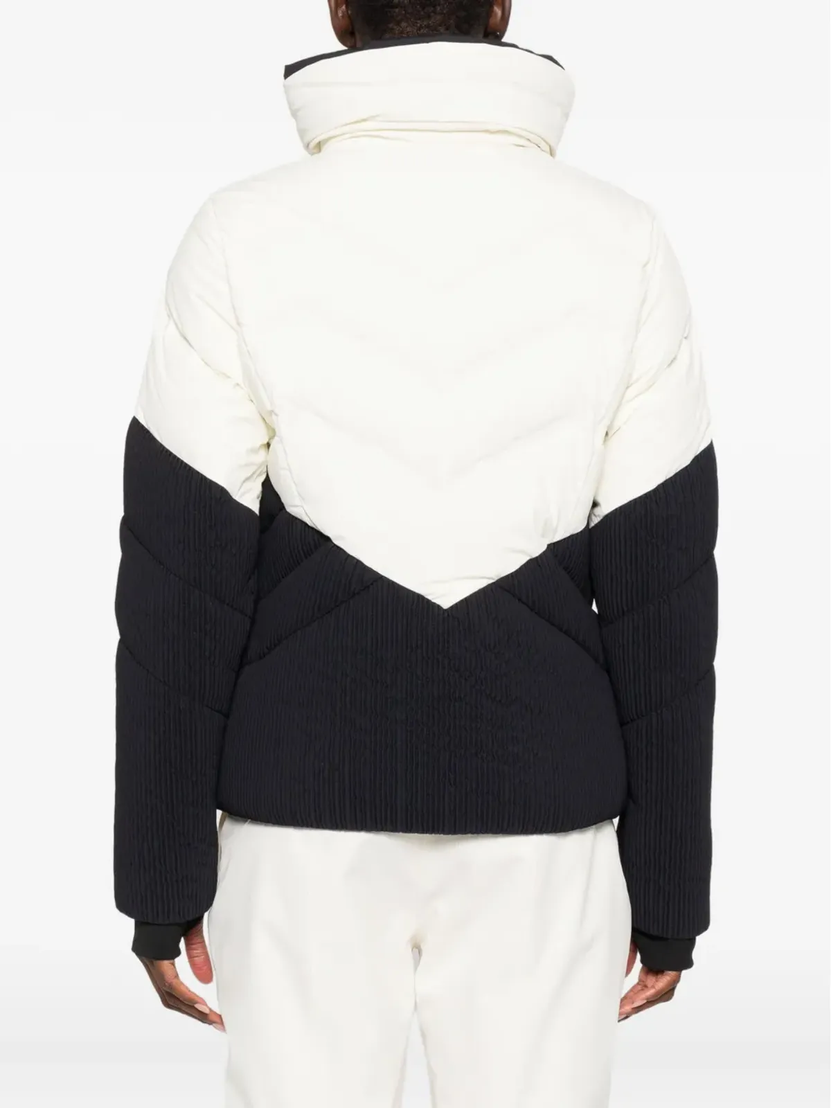 Perfect Moment zip-up bomber jacket - White - 画像4