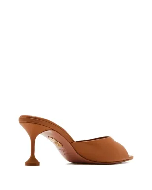 Aquazzura ビゾー ポインテッドトゥ スティレットミュール ブラウン - サムネイル4