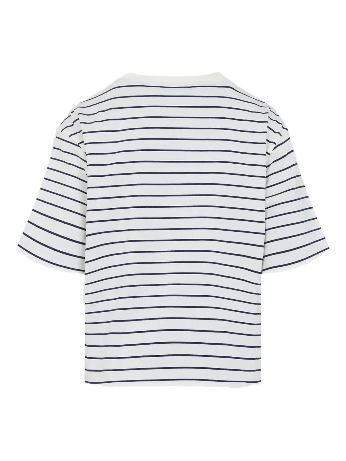 Miu Miu ストライプ ロゴ Tシャツ - White - 画像2