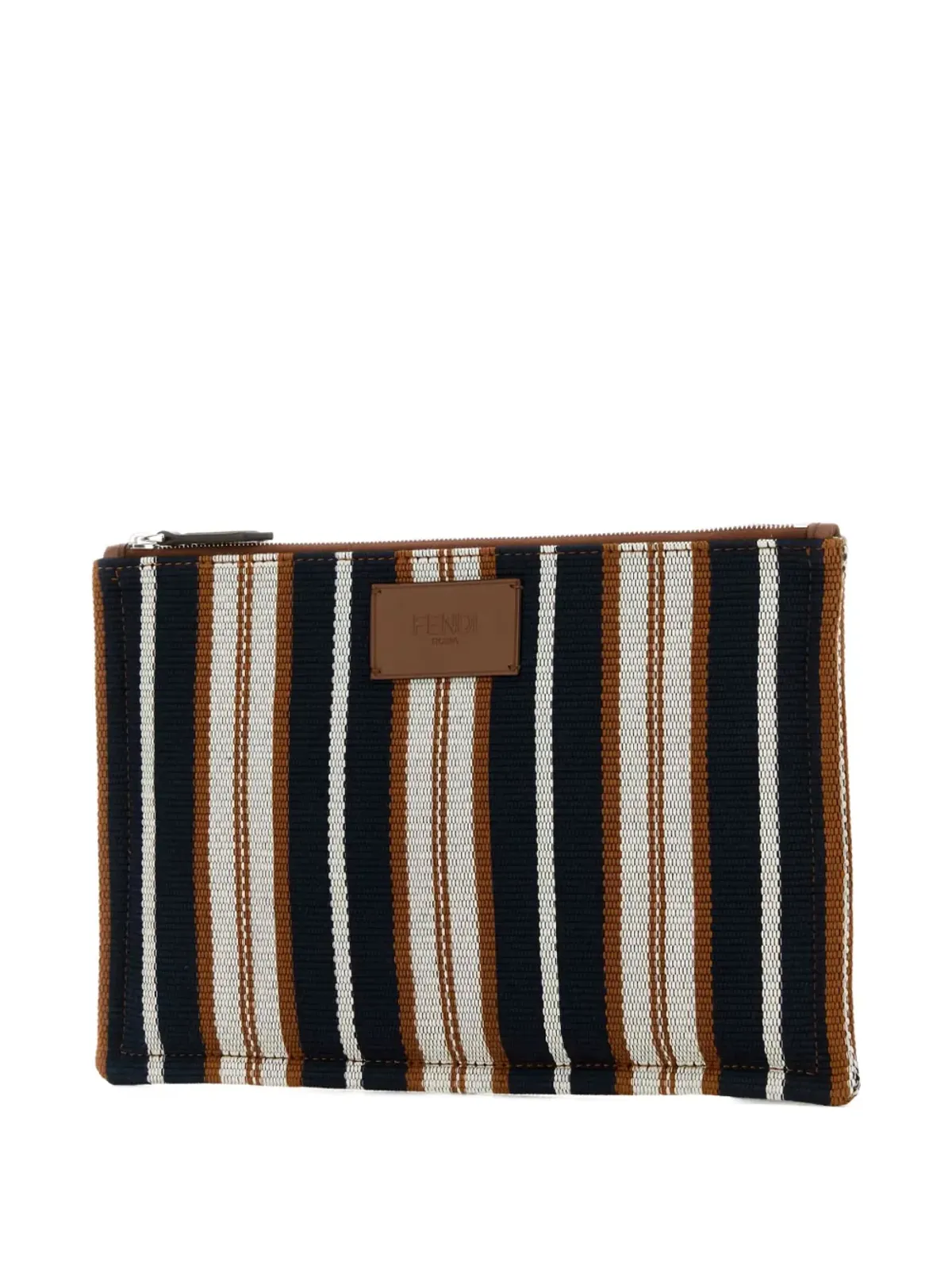 FENDI ストライプクラッチバッグ - 画像3