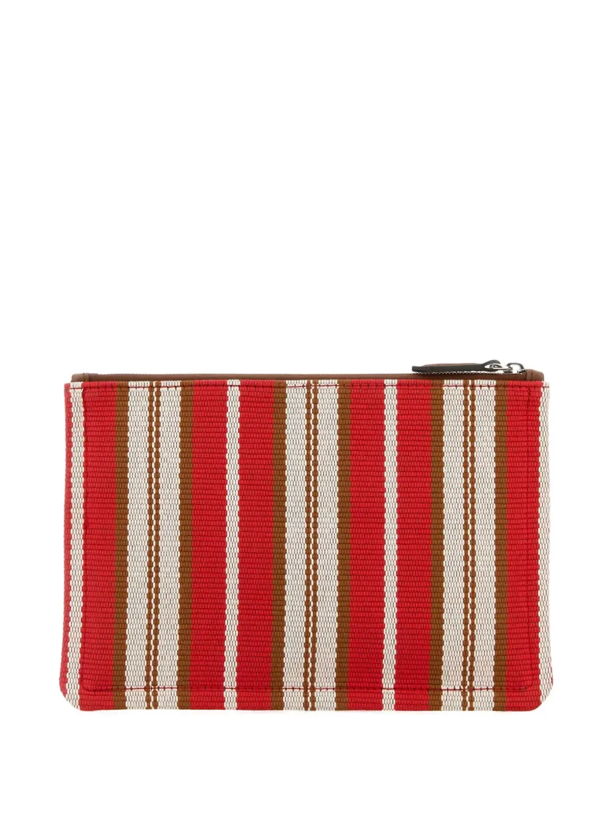 FENDI ストライプキャンバスのクラッチバッグ - 画像2