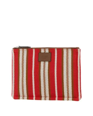FENDI ストライプキャンバスのクラッチバッグ - サムネイル3