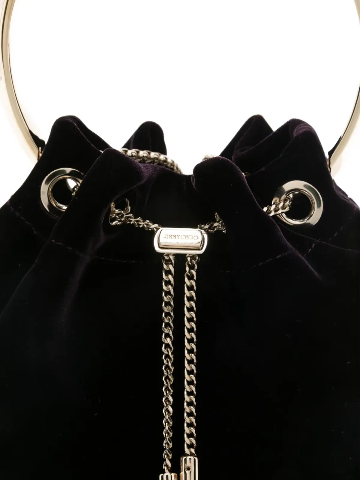 Jimmy Choo ボンボン トップハンドル トートバッグ - 画像4