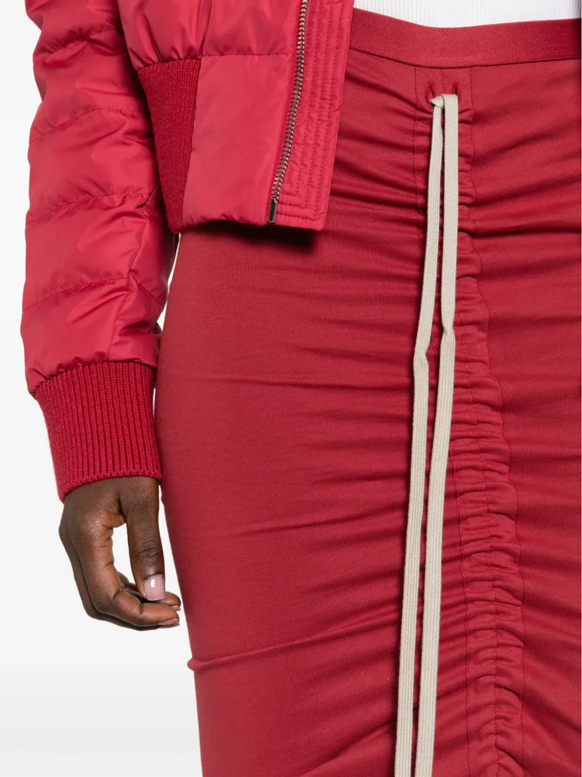 Moncler + Rick Owens ストライプディテールのニットロングスカート - 画像5
