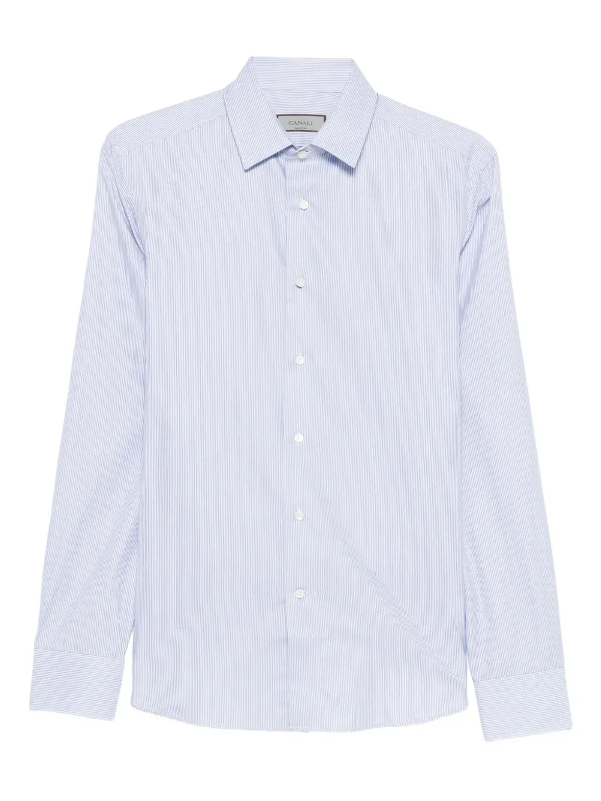 Canali ピンストライプ柄 コットンシャツ - 画像1