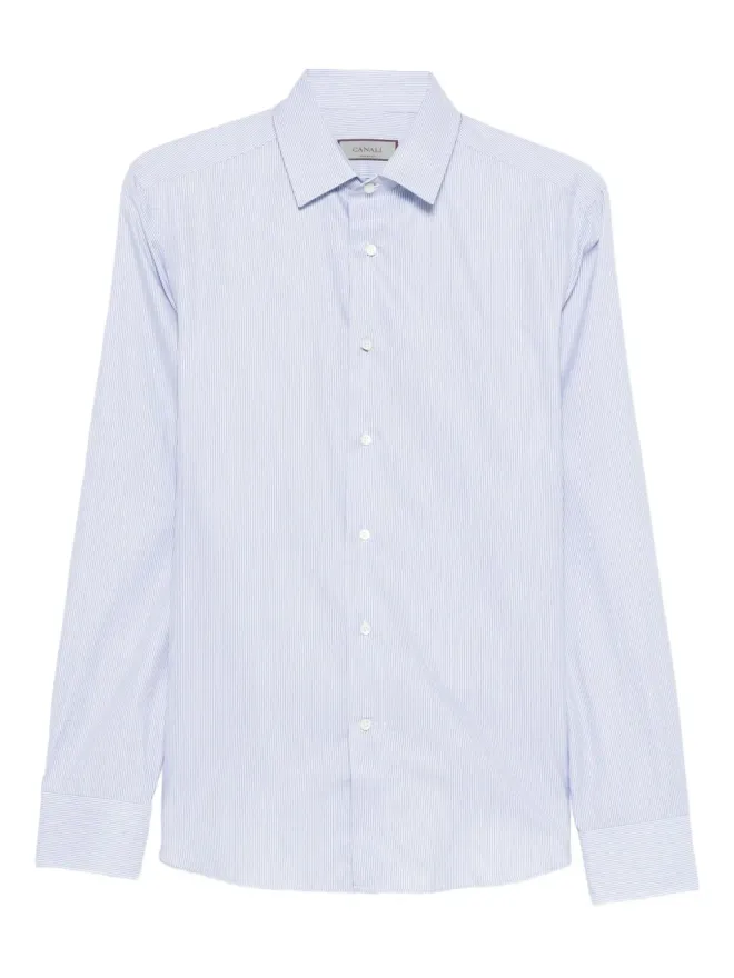Canali Canali ピンストライプ柄 コットンシャツの商品画像